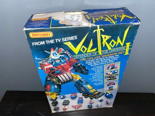 Vintage G1 Matchbox Voltron Deluxe Warrior Set