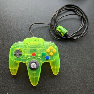 Nintendo 64 N64 Controller Extreme Green Limited Edition Lime Neon Rare