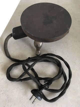 Rare 1930s Vintage Electric Single Burner Stove Hot Plate Cast Iron