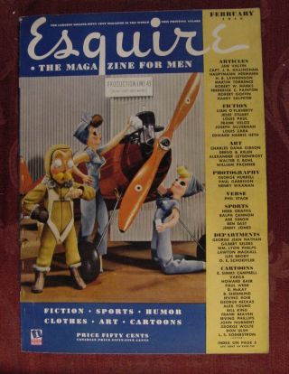 Rare Esquire February 1943 Wwii Varga Pinup Girl Linda Darnell Gibson Girl