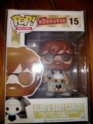 Funko Pop Vinyl - The Hangover - Alan And Baby Carlos 15 - Rare & Vaulted