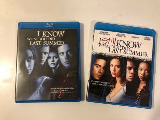 I Know What You Did Last Summer 1 & 2 Blu Rays I Still Know Rare Oop 90’shorror