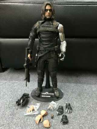 Hot Toys 1/6 Mms241 Captain America Winter Soldier Bucky Action Figure 12 Inch