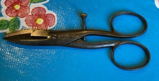 Vintage Antique H.  Boker & Co.  Button Hole Sewing Scissors