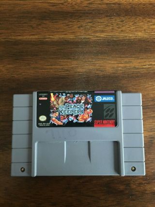 The Peace Keepers Nintendo Authentic Rare Snes