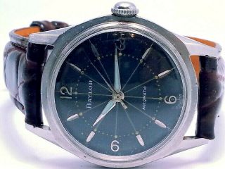 Vintage Rare (near -) " Baylor " (automatic) Spider - Dial (military) Mens Watch
