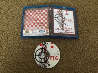 Pig Blu Ray/adam Mason Disturbing Horror/oop/very Rare/20 Made/rare/
