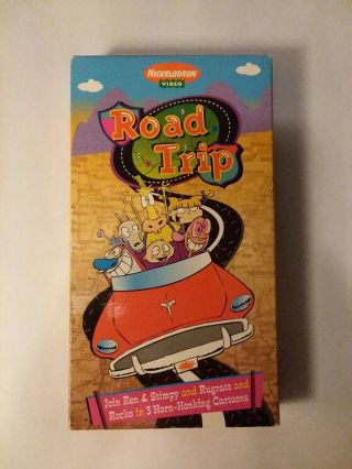 Rare Nickelodeon Road Trip Vhs