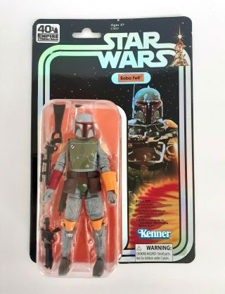 Sdcc 2019 Exclusive Star Wars The Black Series Boba Fett Figure 40th Anniversary