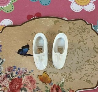 Vintage Topper Dawn And Friends Doll White Pumps Heels Shoes