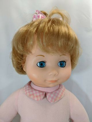 Vintage Fisher Price My Sleepy Baby Doll Soft Body 20 " 1978