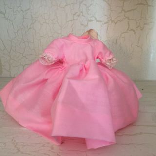 Vintage Pink Dress For Your Madame Alexander Doll 8 "