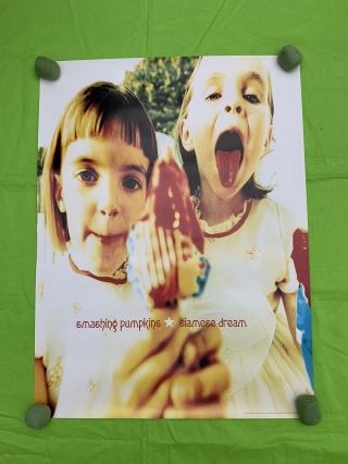Rare Smashing Pumpkins “siamese Dream” Promo Poster 1993 Virgin 24 X 18