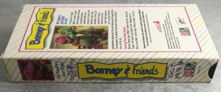 Barney & Friends My Family’s Just Right For Me (VHS,  1992) Time Life RARE 3