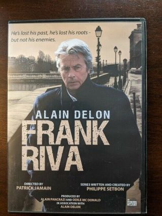 Frank Riva Dvd Out Of Print Rare Alain Delon 3 - Disc Set English Subtitles Oop