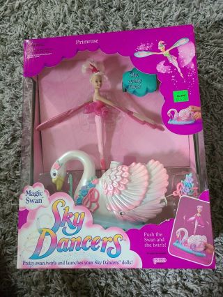 Rare Vintage 1994 Fairly Princess Primrose Sky Dancers Galoob Magic Swan