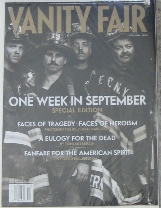 Vanity Fair One Week In September 11 Special Edition 9 - 11 9/11 November 2001