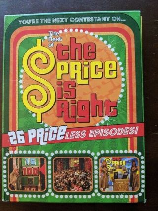 The Best Of The Price Is Right Dvd Out Of Print Rare Bob Barker Box Set Oop