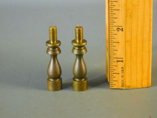 Vintage Antique Classical Lamp Shade Risers Brass 1.  5  High Dp61