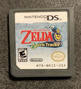 RARE The Legend of Zelda: Spirit Tracks Nintendo DS 2009 Authentic Game NDS 3DS 2