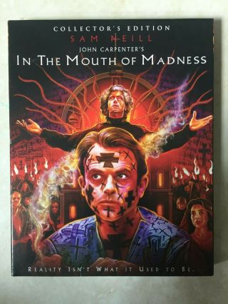 In The Mouth Of Madness Blu - ray Scream Factory Rare Slipcover Collectors edition 2