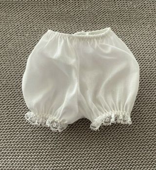Vintage Madame Alexander White Panties W/lace Trim For 13 - 14 " Doll