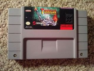 Turrican - Nintendo Snes - Cart Only Authentic Rare