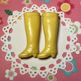 Vintage Topper Dawn And Friends Doll Yellow Squishy Boots Sweet