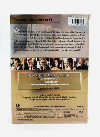 Las Vegas - Season 3 (DVD,  2006) Rare,  OOP 2