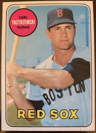 1969 Topps Carl Yastrzemski Boston Red Sox 130 Baseball Card