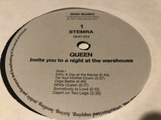 Queen Invite You To A Night At The Warehouse Rare Double Lp Live Denmark 3