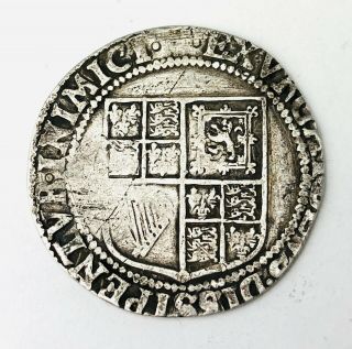 James I Shilling 1st Coinage 1603 - 04 2nd Bust Rare Silver British Hammered Coin