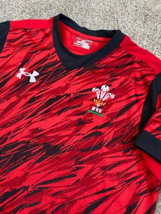 Rare Under Armour Wru Welsh Rugby 7 