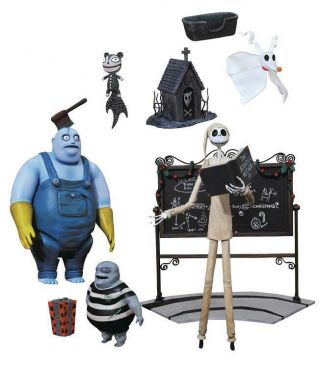 Extremely Rare Nightmare Before Christmas Select Series Wave 4 Set of 3 Figures 2