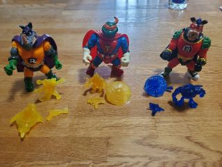 Teenage Mutant Ninja Turtles Sewer Heroes Mighty Bebop,  Rocksteady And Mike