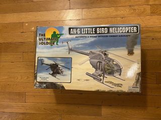 The Ultimate Soldier Ah - 6 Little Bird Helicopter 1999 21st Century Toys Inc