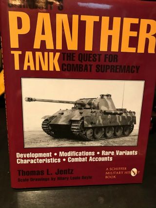20.  Schiffer: Germany’s Panther Tank Very Rare Oop (1997) Ln The Qu