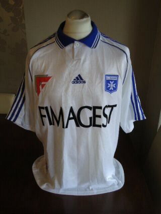 Aj Auxerre 1996 Adidas Home Shirt Extra Large Adults Rare Vintage