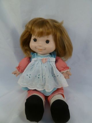 Vintage 1973 Fisher Price " Natalie " Lap Sitter 12 " Doll 202 Mexico Read