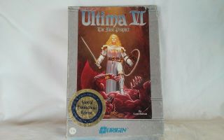 Ultima Vi The False Prophet By Origin - Vintage Pc 3.  5 " Disk Game - Rare Big Box