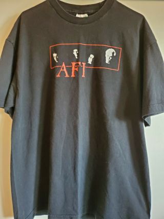 Afi Promo Rare Black T Shirt Sing The Sorrow Tour Cinder Block