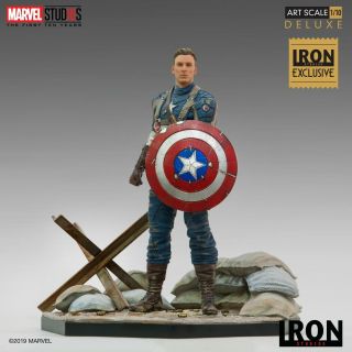 Iron Studios 1/10 Marcas18019 - 10 Captain America 10th Anniversary Figure Statue