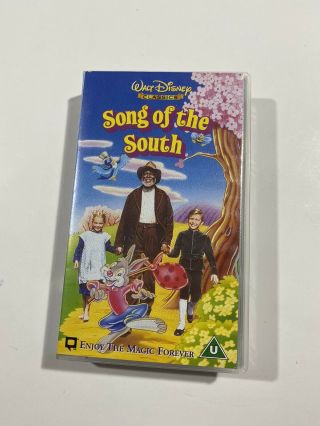 Song Of The South Rare Disney Vhs Uk Version Pal Banned Authentic Tape