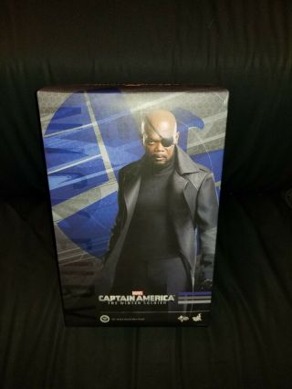 Hot Toys Mms315 Captain America Winter Soldier Nick Fury 1/6 Scale Figure Sixth