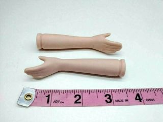 Porcelain Doll Parts Two Arms Set of Matching Right & Left Approx 3.  5 