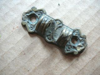 Antique Cast Brass Victorian Ornate Swing Arm Wall Bracket Only - 2 - 1/4 X 7/8 "