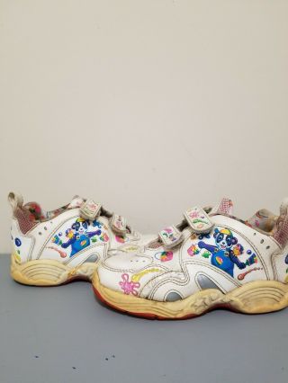 Rare Lisa Frank Panda Painter Hook And Loop Shoes Toddler Size 13 1990s Vintage