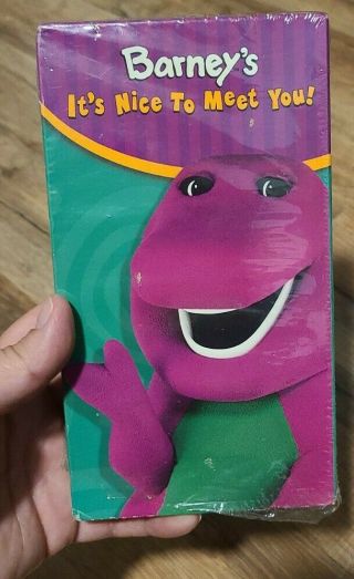 Barney’s It’s To Meet You Rare Vhs Not On U.  S.  Dvd