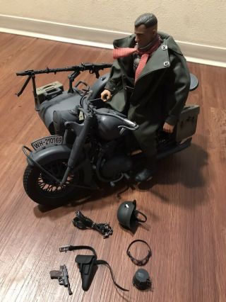 The Ultimate Soldier 1:6 German Motorcycle Sidecar Wwii 12 " Figure 21st Century