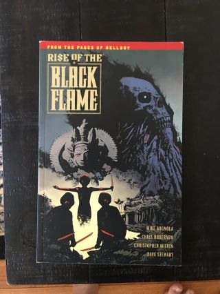 Rise Of The Black Flame Tpb Mike Mignola Hellboy Rare Oop 2017